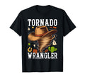 Tornado Wrangler Bold Western Cowboy T-Shirt - Novelty Apparel Unisex - T-Shirt, Sweatshirt, Hoodie
