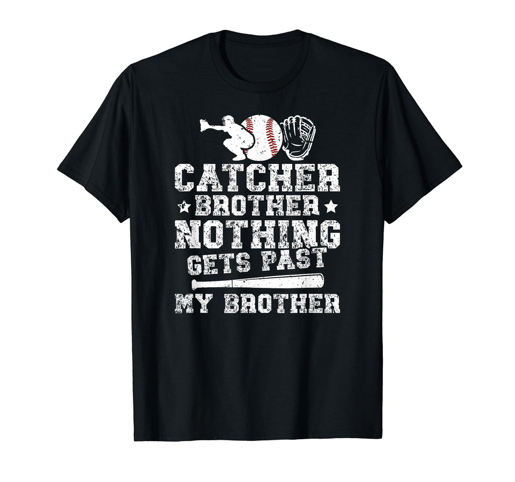 Proud Baseball Catcher Brother Baseball T-Shirt - Streetwear Style Unisex - T-Shirt, Sweatshirt, Hoodie