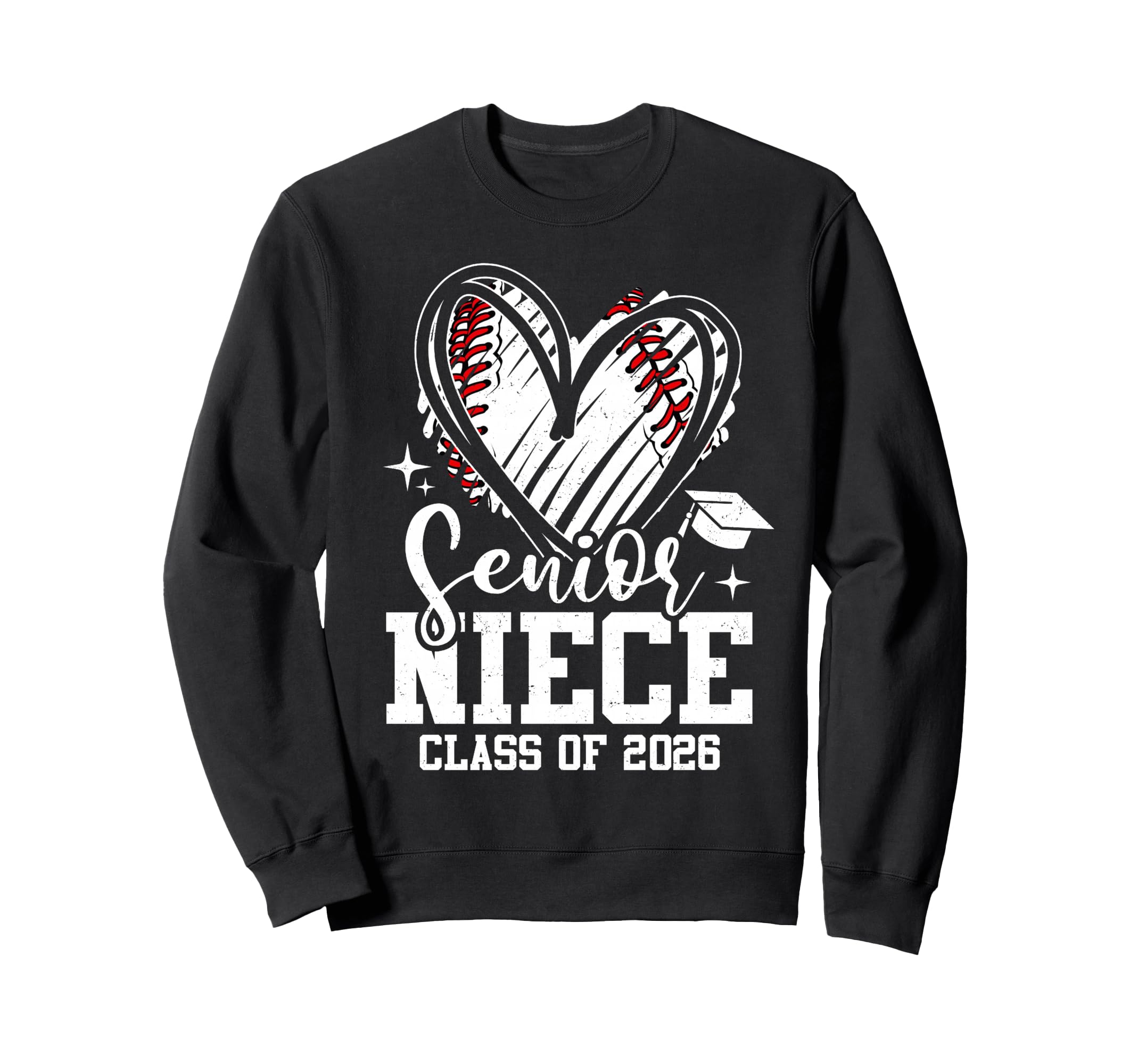 Senior Niece Class 2026 Baseball Sweatshirt - Novelty Apparel Unisex - T-Shirt, Sweatshirt, Hoodie