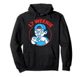 L7 Weenie Funny Baseball Softball Hoodie - Fun Novelty Design Men Women - T-Shirt, Sweatshirt, Hoodie