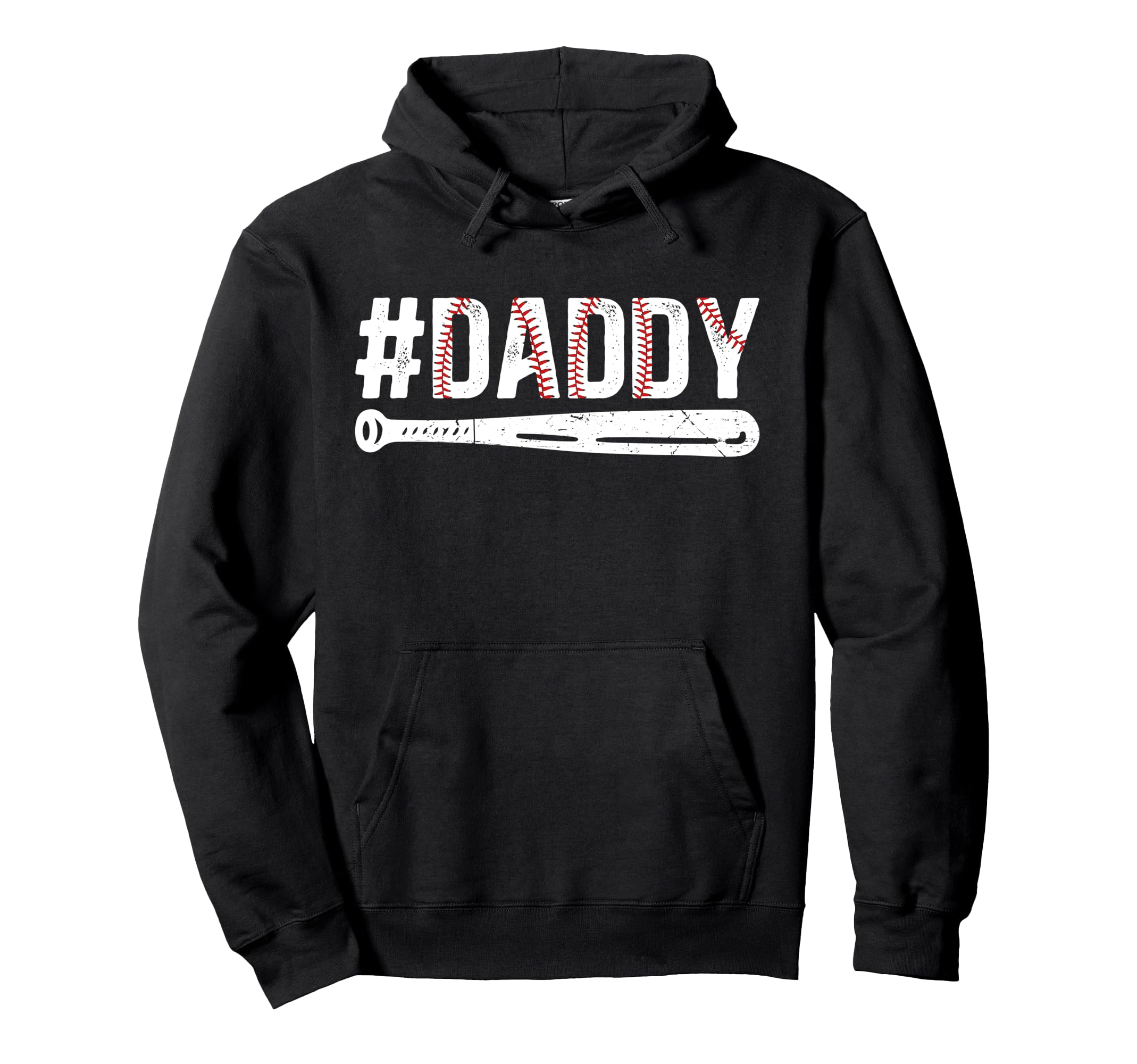 Daddy Baseball Dad Baseball Player Dad Hoodie - Graphic Print for Adults - T-Shirt, Sweatshirt, Hoodie