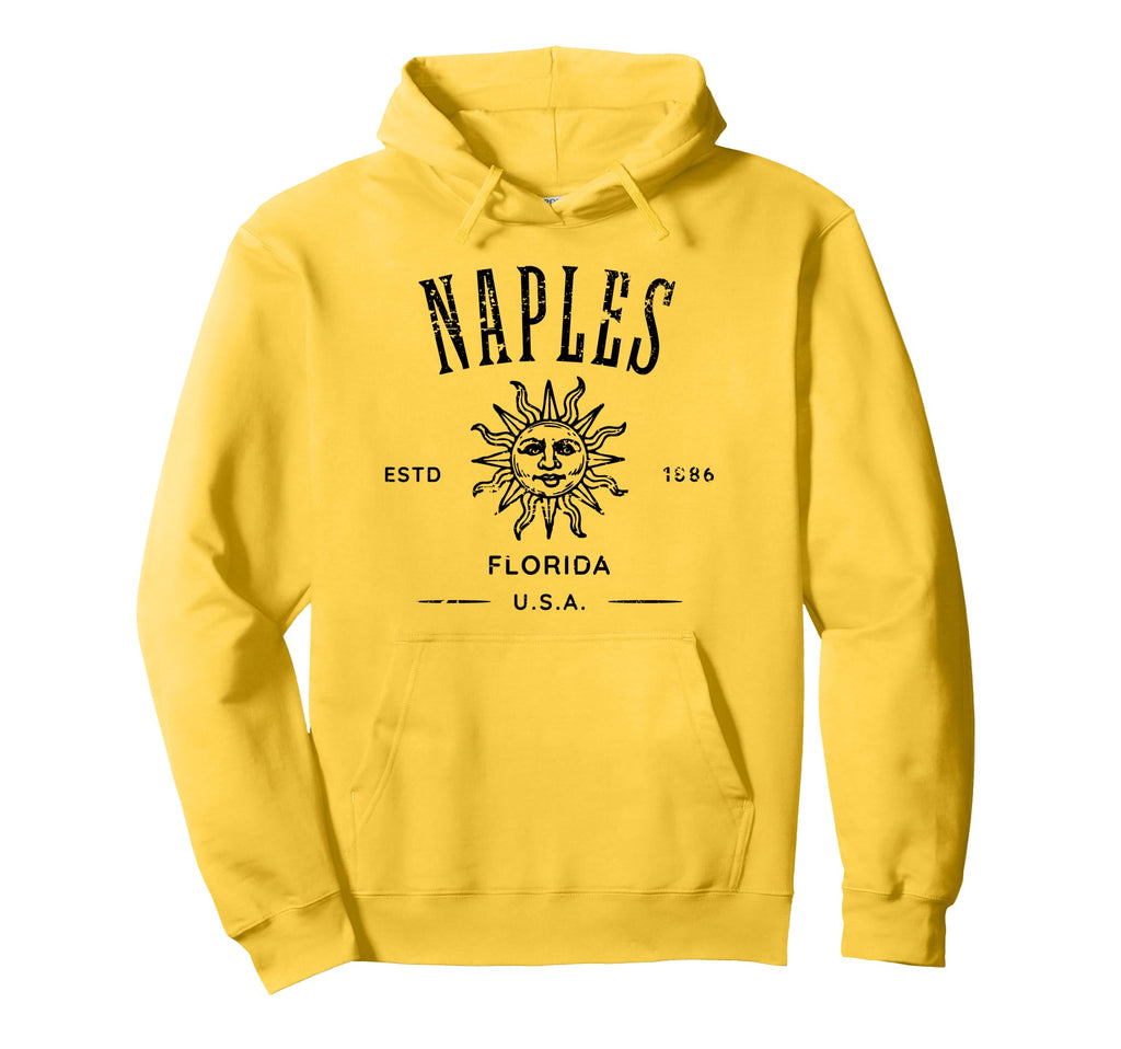 Naples Florida Distressed Souvenir Hoodie - Aesthetic Graphic for Adults - T-Shirt, Sweatshirt, Hoodie
