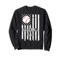 Funny Fathers Day Flag Usa Baseball Sweatshirt - Fun Novelty Design Unisex - T-Shirt, Sweatshirt, Hoodie