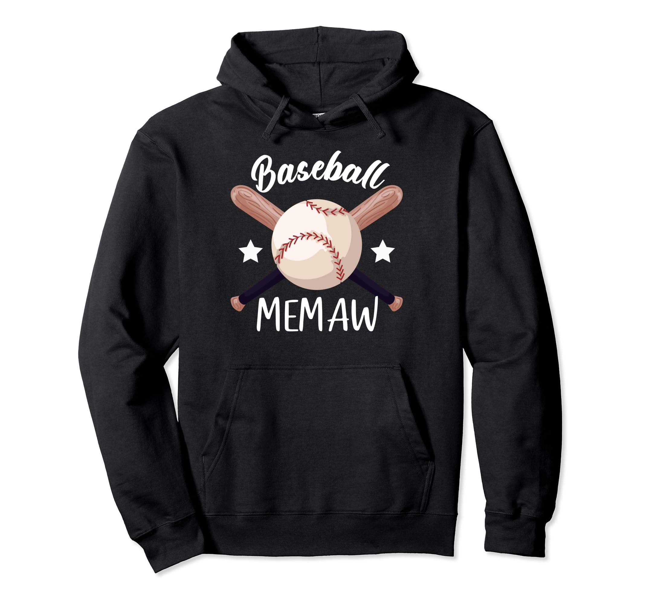 Baseball Memaw Batter Sport Baseball Hoodie - Novelty Apparel for Adults - T-Shirt, Sweatshirt, Hoodie