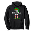 Matching Family Group Baseball Elf Hoodie - Graphic Print Men Women - T-Shirt, Sweatshirt, Hoodie