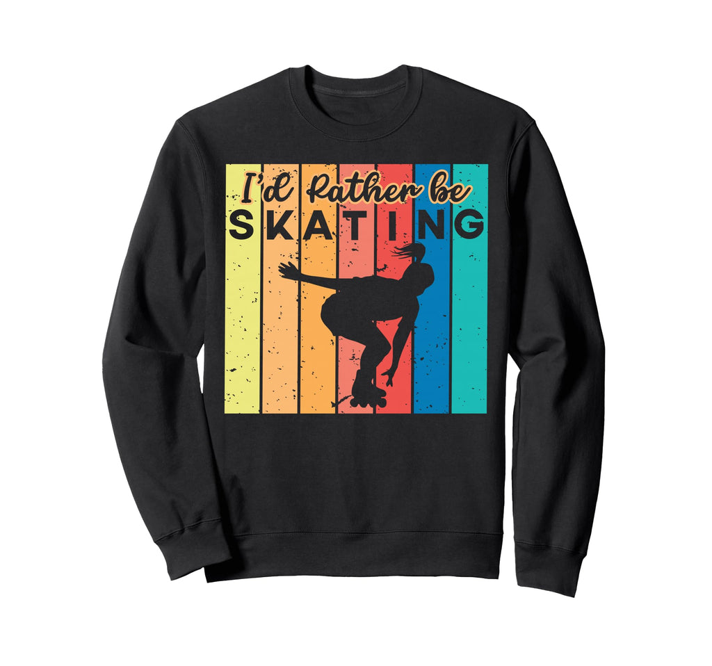 Roller Skating Skate 1970S Id Sweatshirt - Minimalist Print for Adults - T-Shirt, Sweatshirt, Hoodie