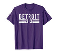 Detroit 313 Motor City Roots Born T-Shirt - Minimalist Print Men Women - T-Shirt, Sweatshirt, Hoodie