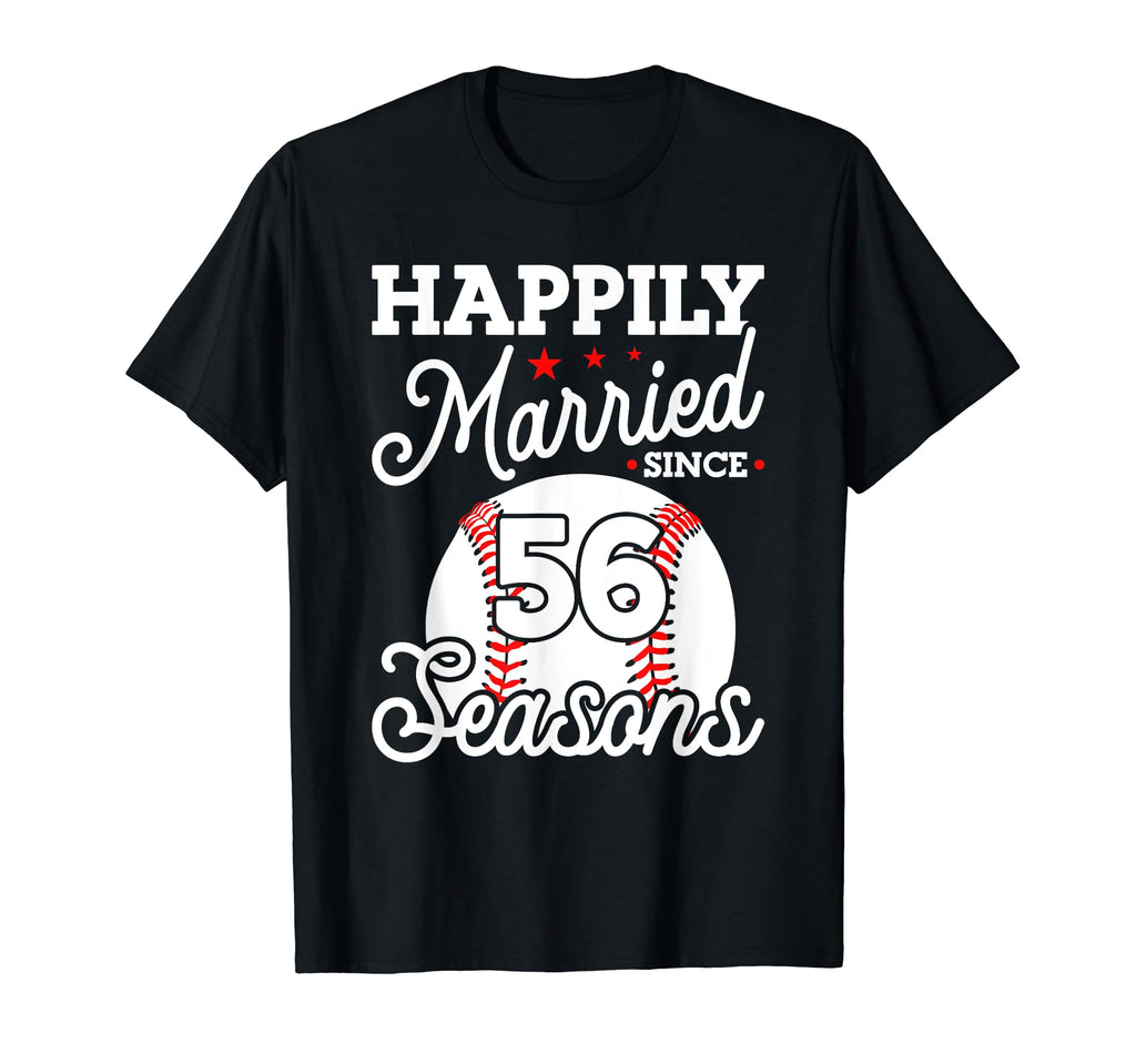 56Th Wedding Anniversary Baseball T-Shirt - Minimalist Print for Adults - T-Shirt, Sweatshirt, Hoodie