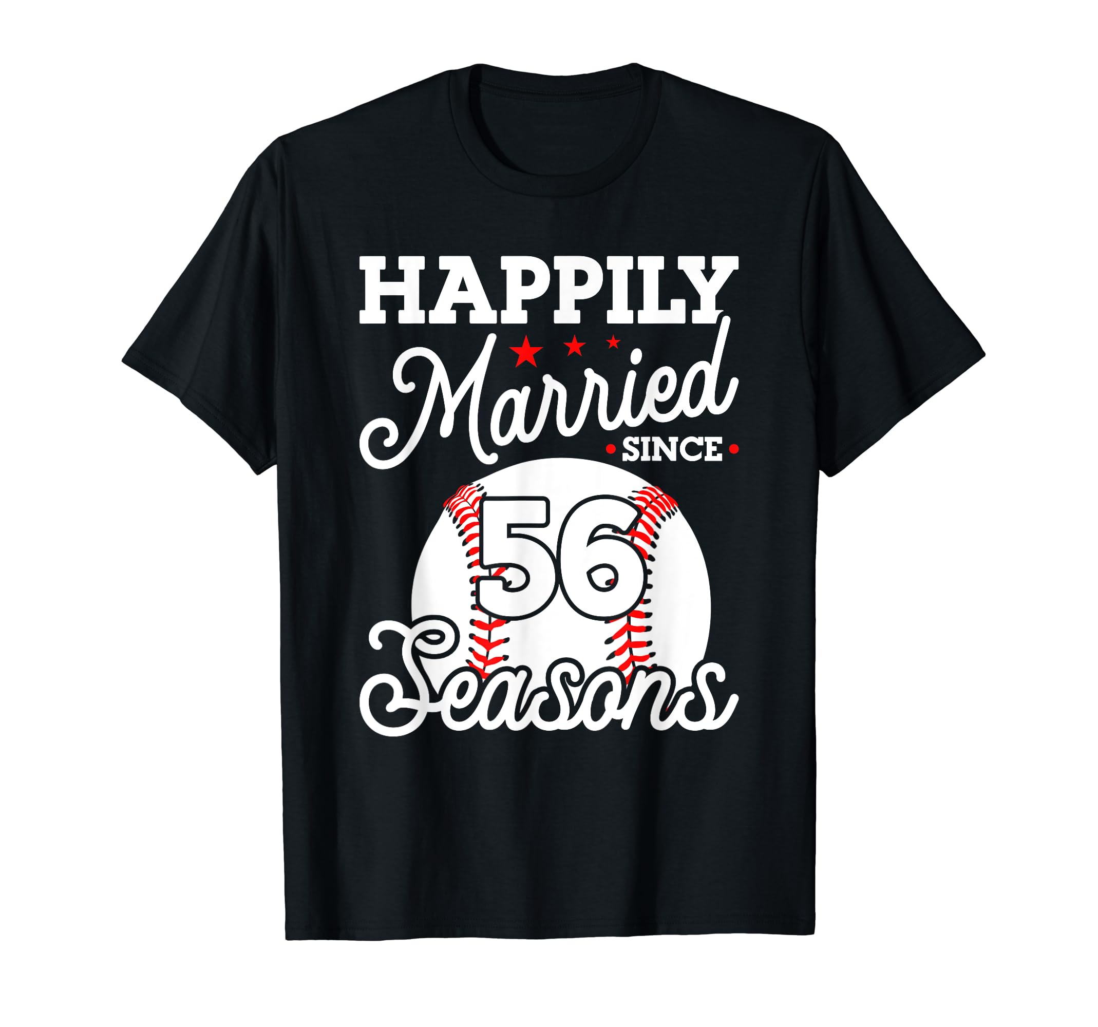 56Th Wedding Anniversary Baseball T-Shirt - Minimalist Print for Adults - T-Shirt, Sweatshirt, Hoodie