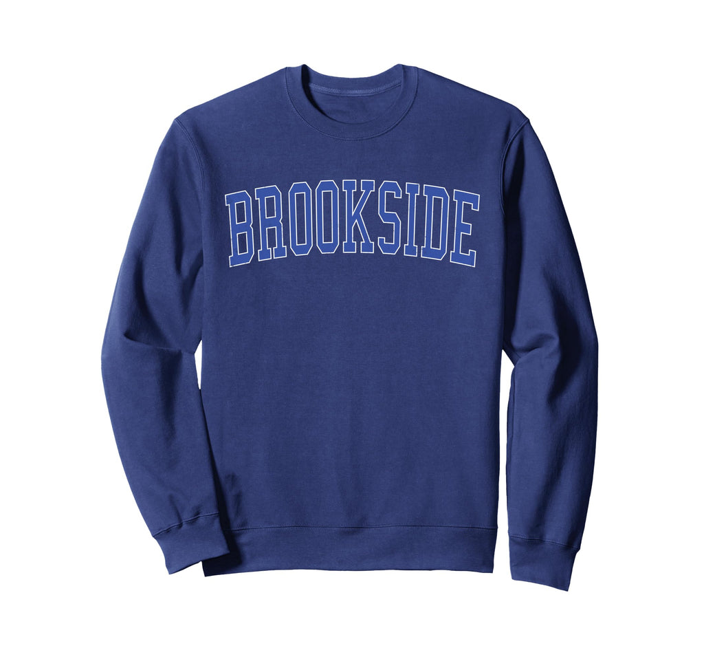 Brookside De Distressed Blue Sweatshirt - Casual Everyday Wear Men Women - T-Shirt, Sweatshirt, Hoodie
