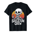 Skeleton Crew Skull Sunset T-Shirt - Trendy Graphic Unisex - T-Shirt, Sweatshirt, Hoodie