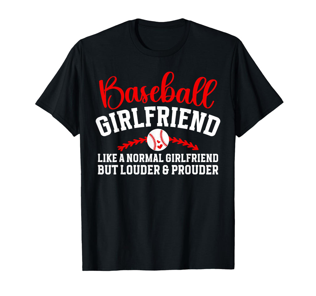 Baseball Girlfriend Funny Girlfriend T-Shirt - Aesthetic Graphic Men Women - T-Shirt, Sweatshirt, Hoodie