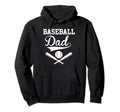 Baseball Dad Baseball Lover Father Hoodie - Custom Art Print Men Women - T-Shirt, Sweatshirt, Hoodie