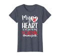 Mom Both Proud Dance And Baseball Mom T-Shirt - Graphic Print Men Women - T-Shirt, Sweatshirt, Hoodie