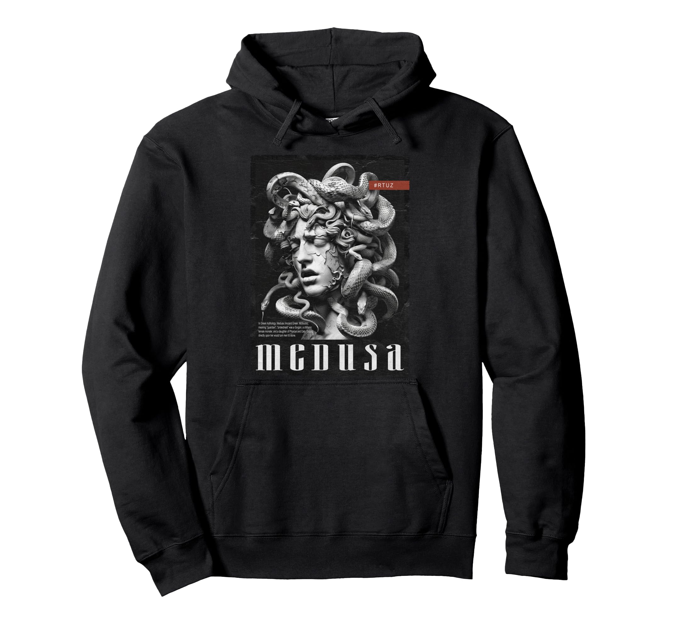 Medusa Aesthetic Y2K Streetwear Hoodie - Graphic Print Unisex - T-Shirt, Sweatshirt, Hoodie