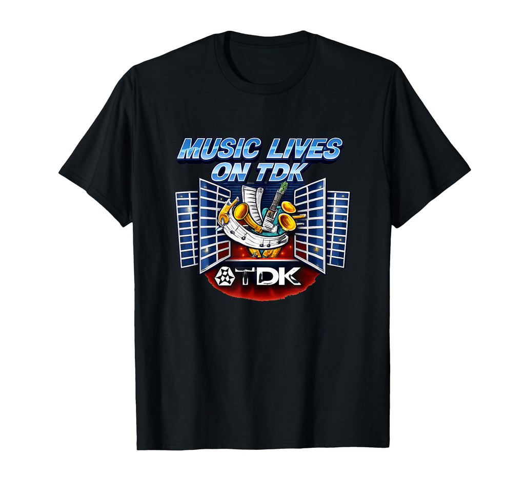 Music Lives Tdk 80S 1980S Joke T-Shirt - Streetwear Style Men Women - T-Shirt, Sweatshirt, Hoodie