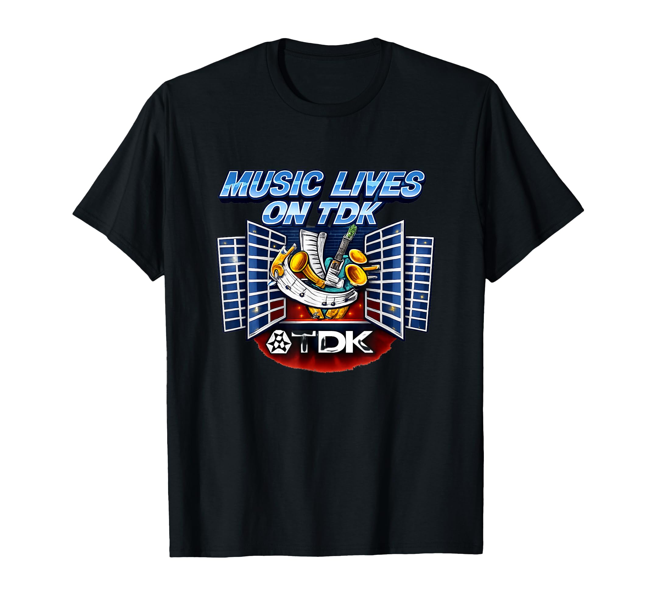 Music Lives Tdk 80S 1980S Joke T-Shirt - Streetwear Style Men Women - T-Shirt, Sweatshirt, Hoodie