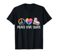 Peace Love Skate Roller Skates 70S T-Shirt - Streetwear Style Men Women - T-Shirt, Sweatshirt, Hoodie