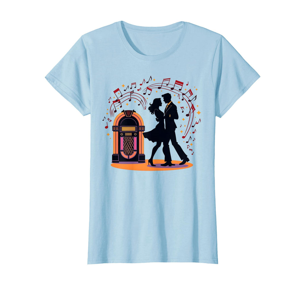 Sock Hop Rockabilly Jukebox Car And T-Shirt - Graphic Print Men Women - T-Shirt, Sweatshirt, Hoodie