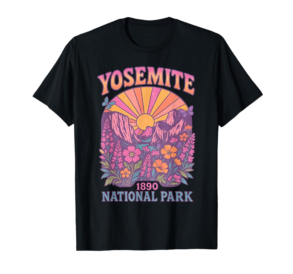 Yosemite National Park Usa Hiking T-Shirt - Streetwear Style Unisex - T-Shirt, Sweatshirt, Hoodie
