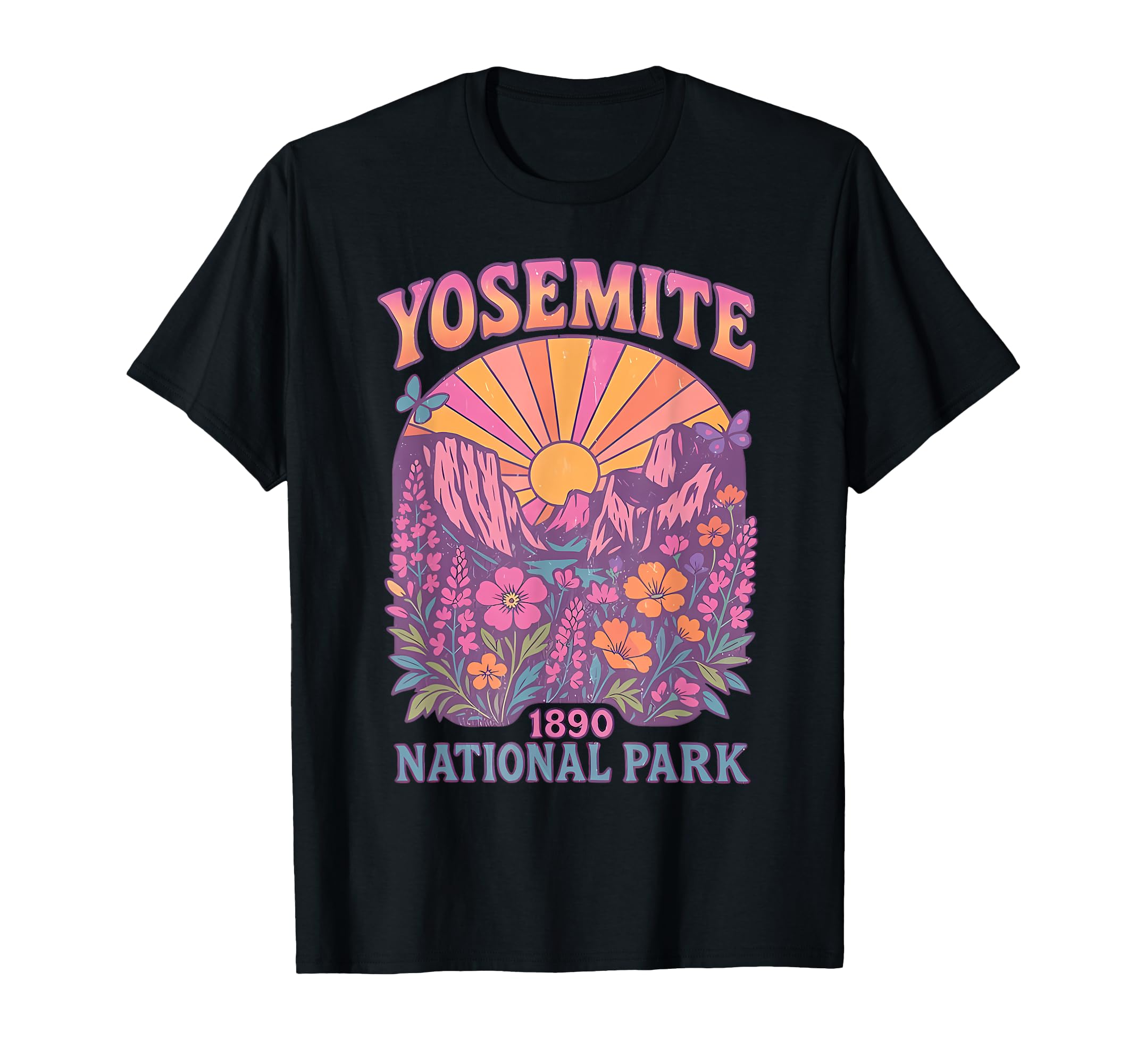 Yosemite National Park Usa Hiking T-Shirt - Streetwear Style Unisex - T-Shirt, Sweatshirt, Hoodie