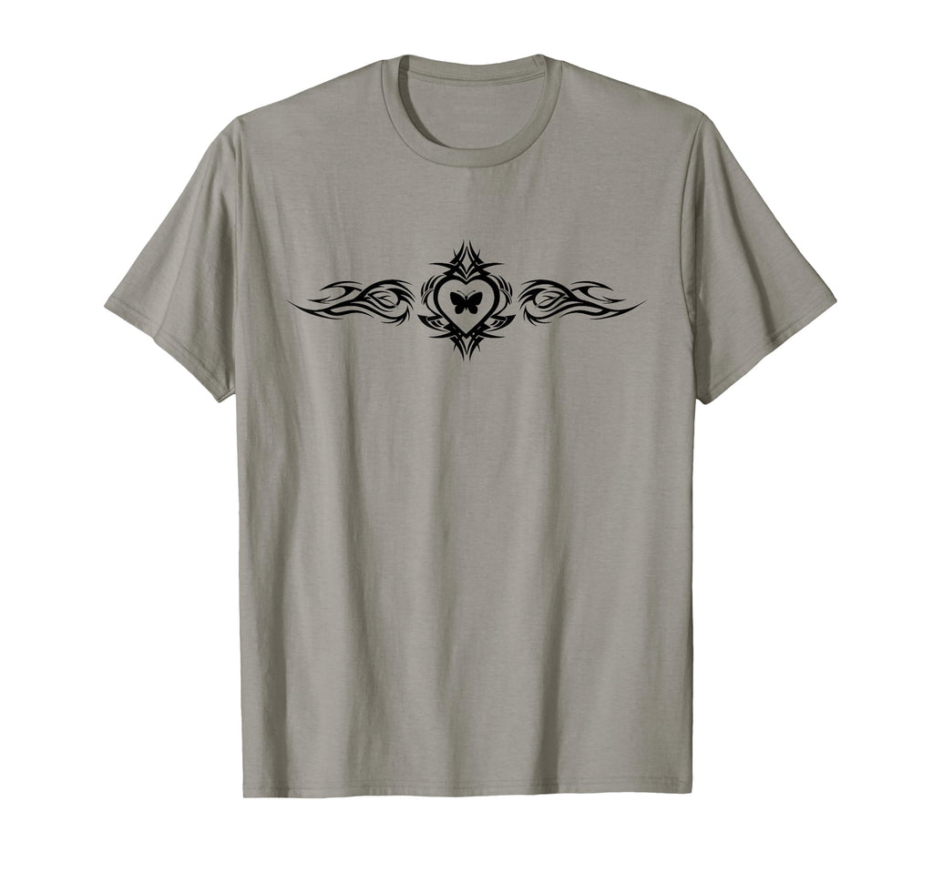 Butterfly Heart Tattoo Fairycore Y2K T-Shirt - Fun Novelty Design Unisex - T-Shirt, Sweatshirt, Hoodie