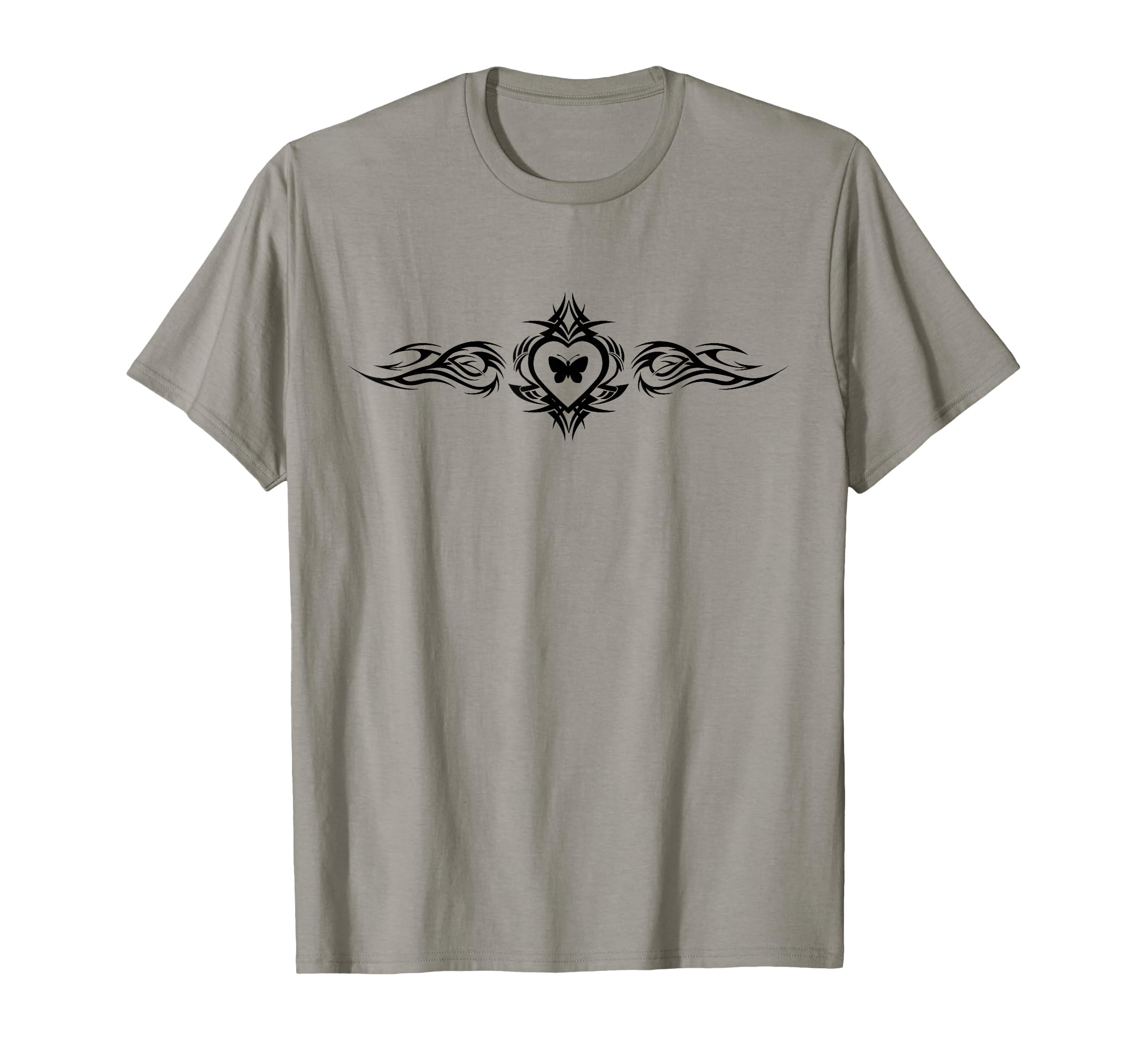 Butterfly Heart Tattoo Fairycore Y2K T-Shirt - Fun Novelty Design Unisex - T-Shirt, Sweatshirt, Hoodie