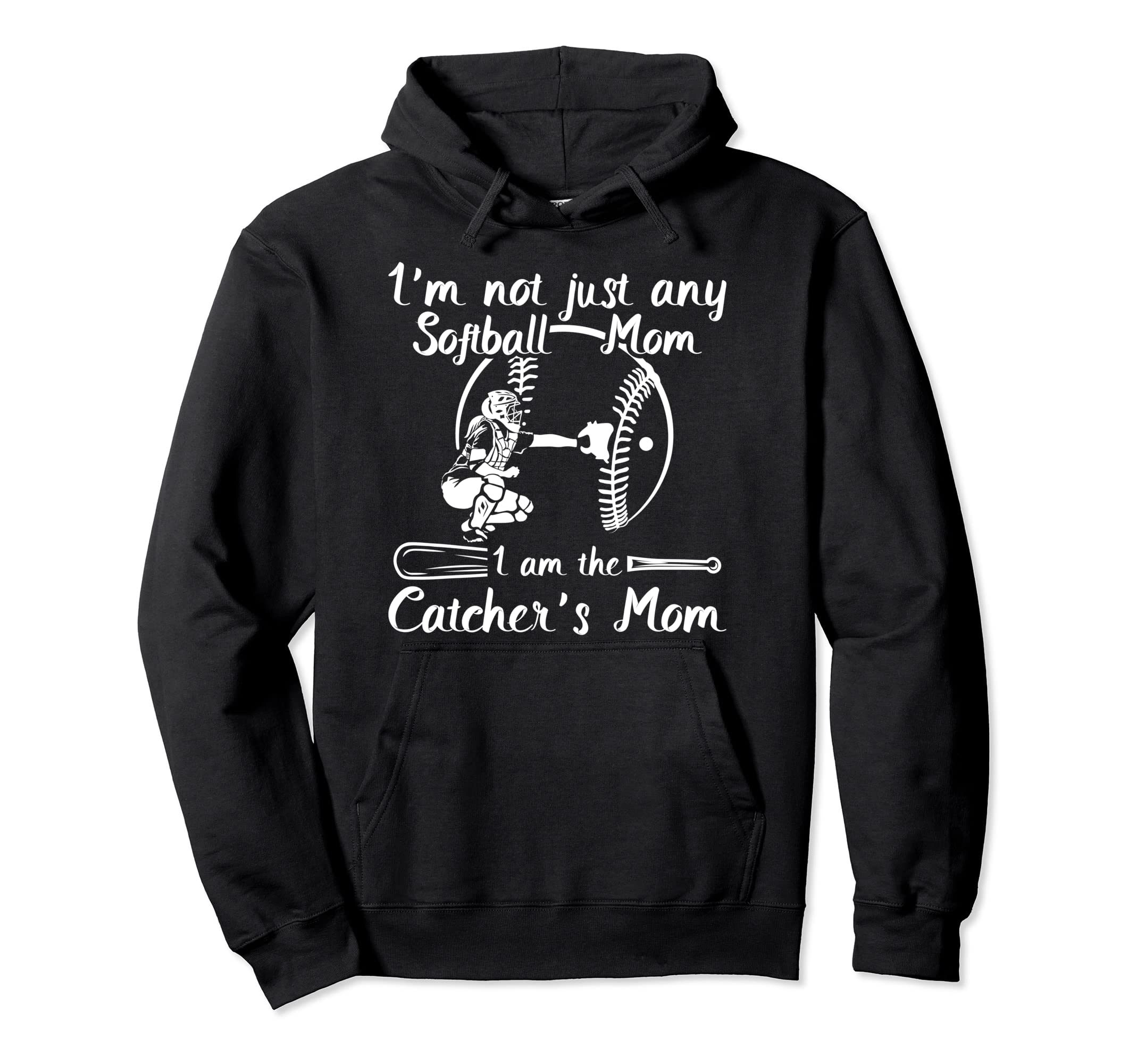 Funny Softball Catcher Baseball Heart Hoodie - Aesthetic Graphic Unisex - T-Shirt, Sweatshirt, Hoodie