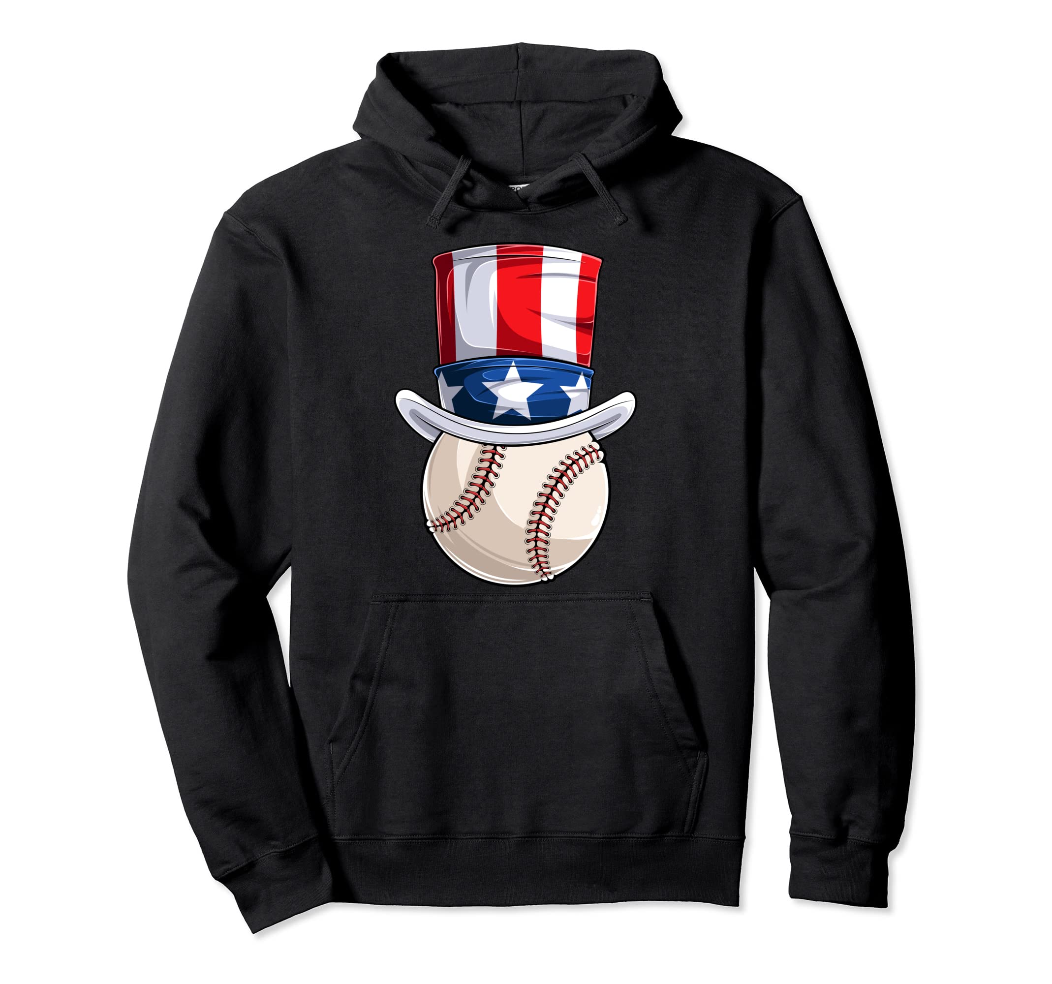 American Flag Baseball Shirts Hoodie - Fun Novelty Design for Adults - T-Shirt, Sweatshirt, Hoodie