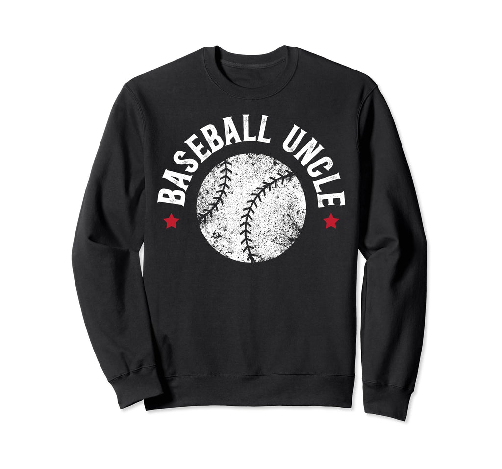 Proud Baseball Uncle Baseball Player Sweatshirt - Minimalist Print Unisex - T-Shirt, Sweatshirt, Hoodie