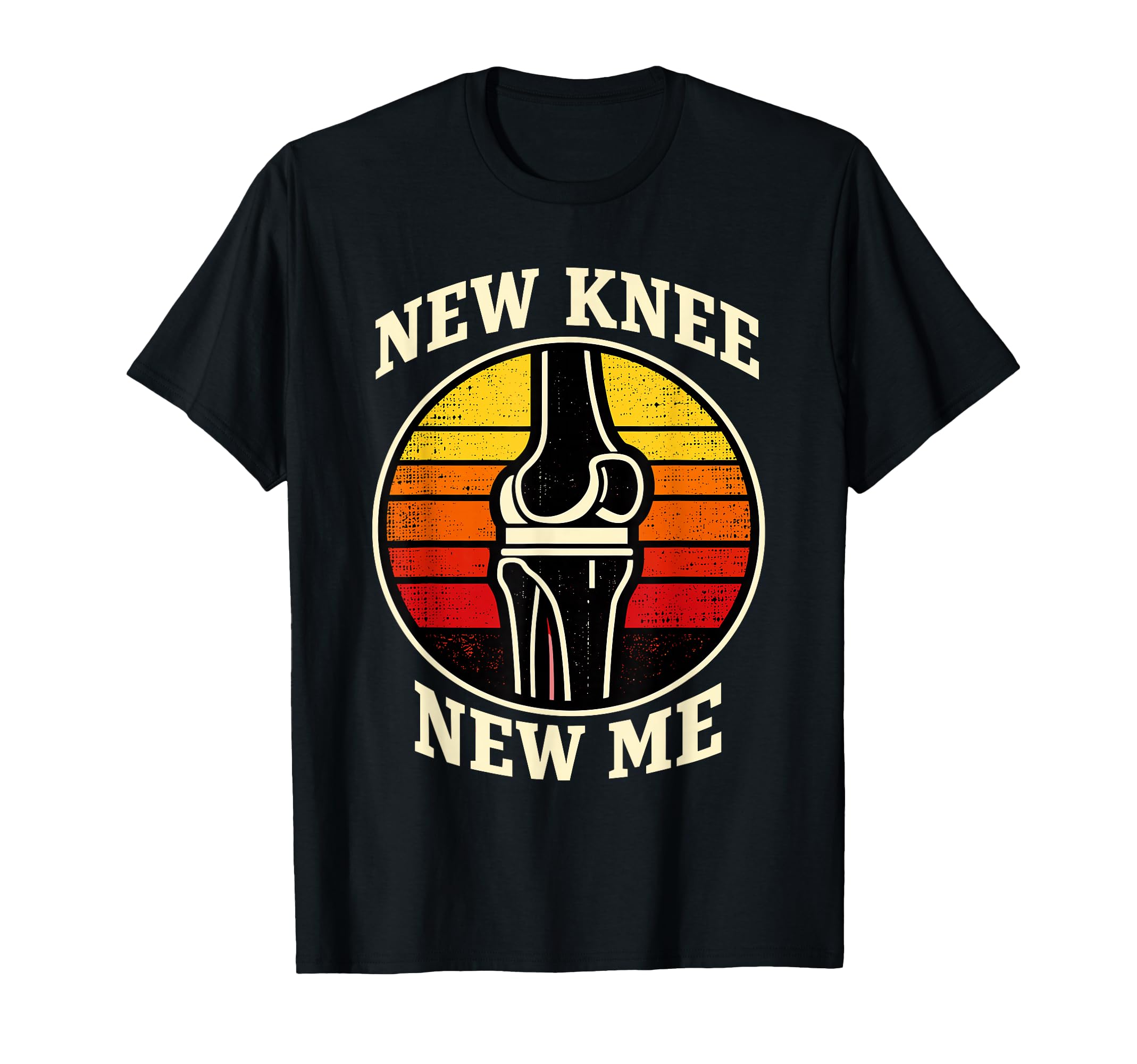 New Knee New Me Sunset Knee T-Shirt - Casual Everyday Wear Men Women - T-Shirt, Sweatshirt, Hoodie