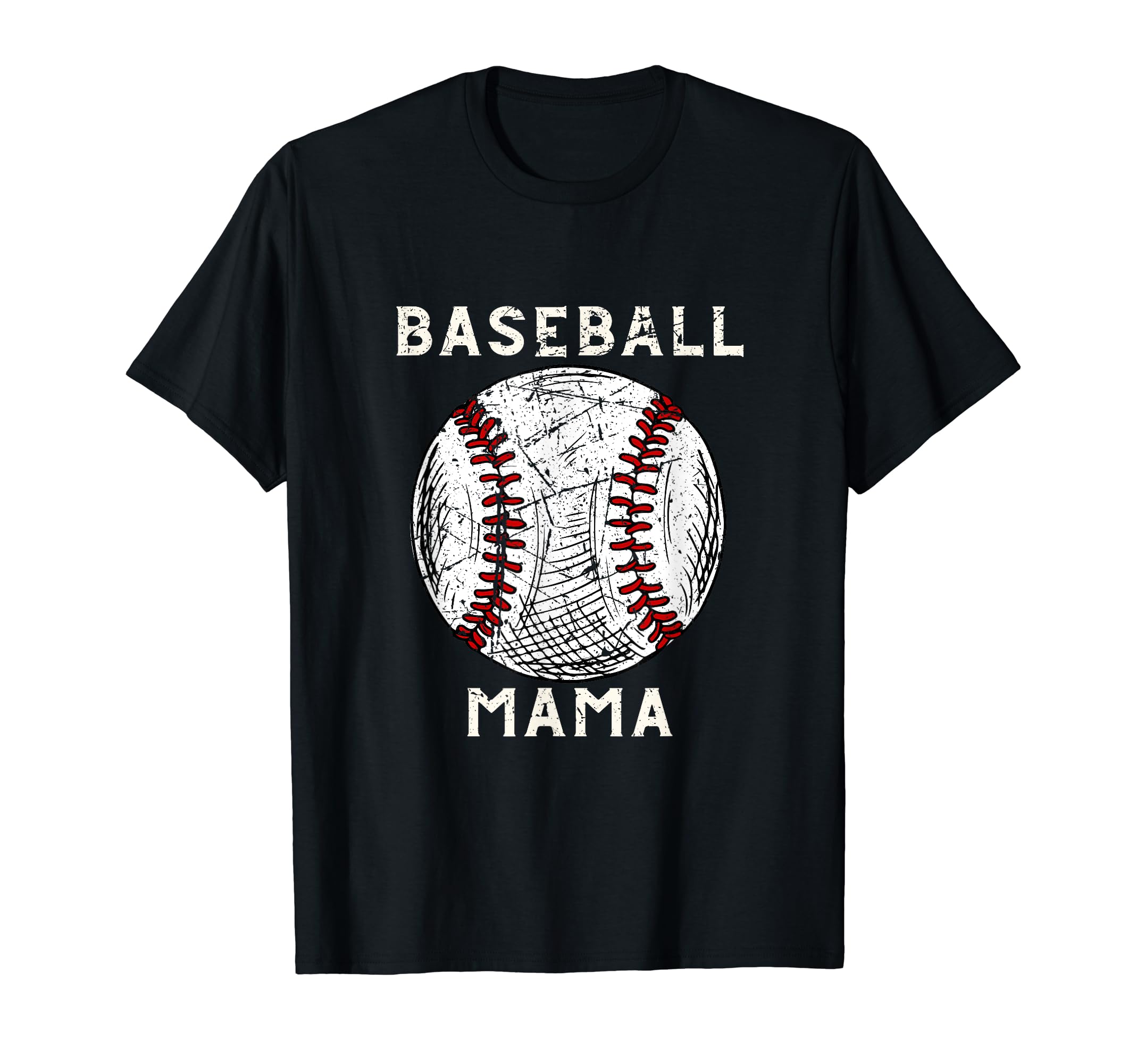 Baseball Mama Sports Player Baseball T-Shirt - Trendy Graphic for Adults - T-Shirt, Sweatshirt, Hoodie