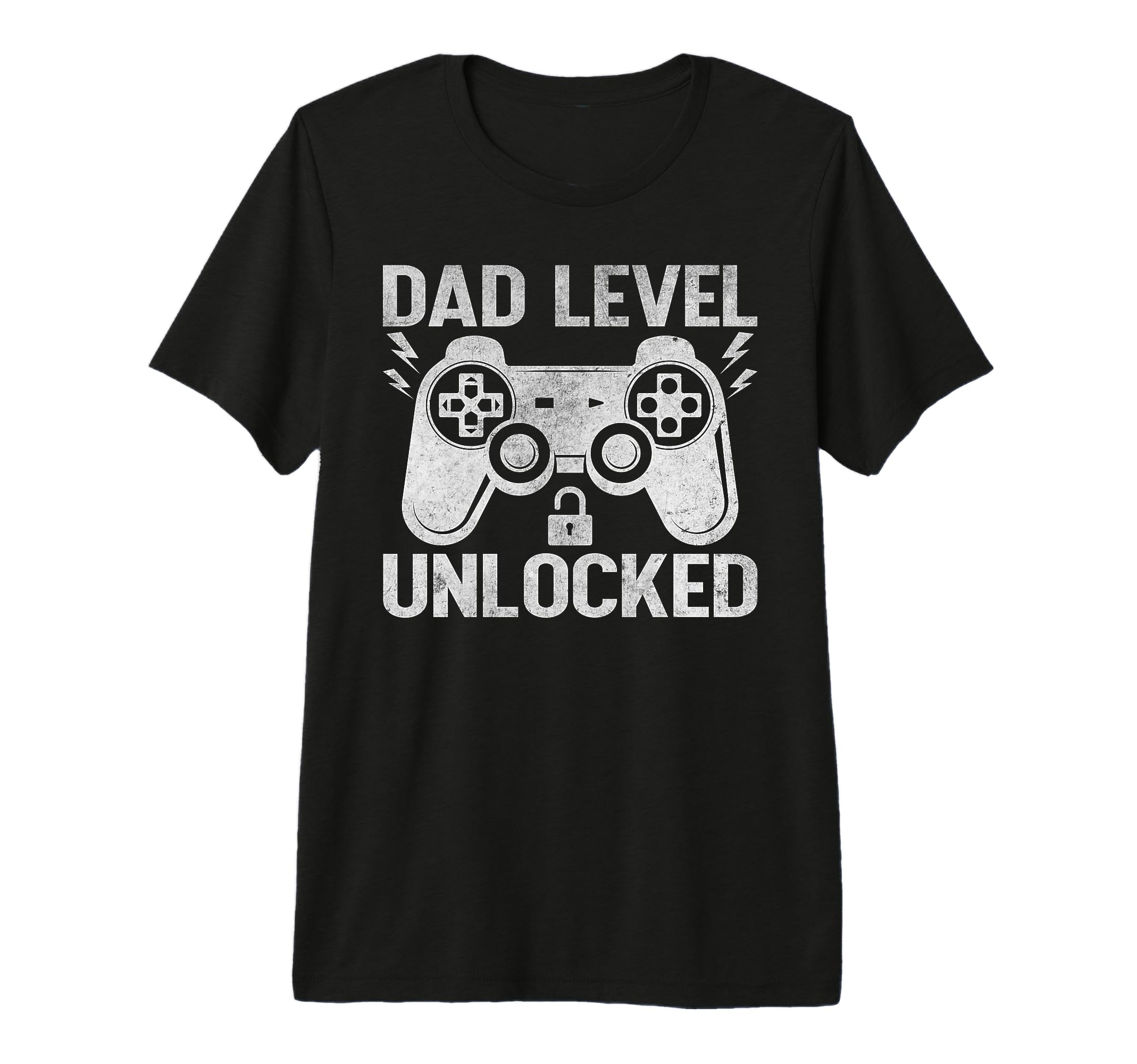Mens Dad Level Unlocked Gaming Gamer New T-Shirt - Unique Graphic Unisex - T-Shirt, Sweatshirt, Hoodie