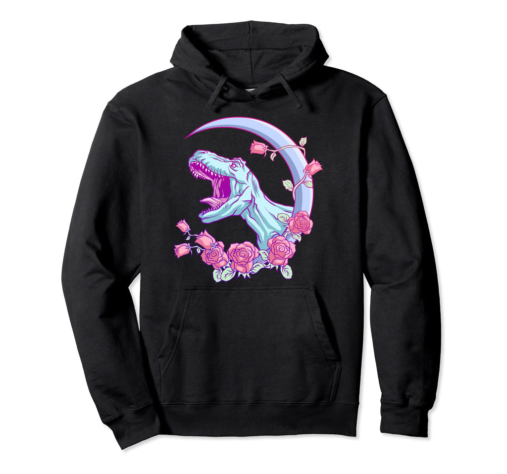 Pastel Goth Trex Dinosaur Kawaii Pastel Hoodie - Aesthetic Graphic Unisex - T-Shirt, Sweatshirt, Hoodie