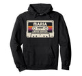 Maria First Name Cassette Tape Hoodie - Novelty Apparel Men Women - T-Shirt, Sweatshirt, Hoodie