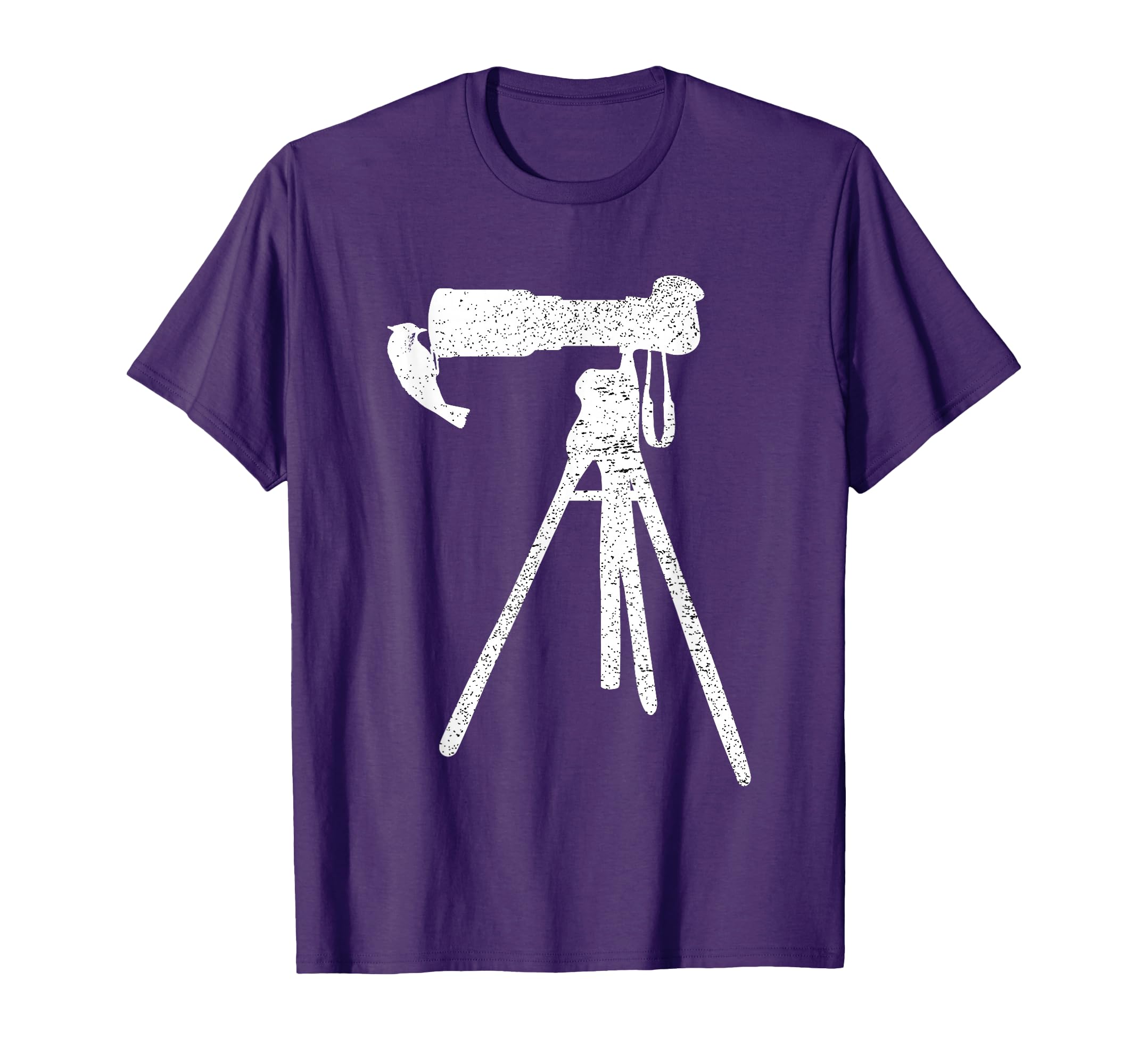 Distressed Bird Photographer Wildlife T-Shirt - Unique Graphic Unisex - T-Shirt, Sweatshirt, Hoodie