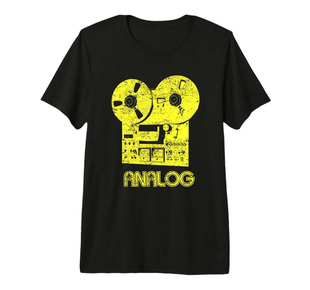 Reel To Reel Analog Audio Tri Blend T-Shirt - Fun Novelty Design Unisex - T-Shirt, Sweatshirt, Hoodie