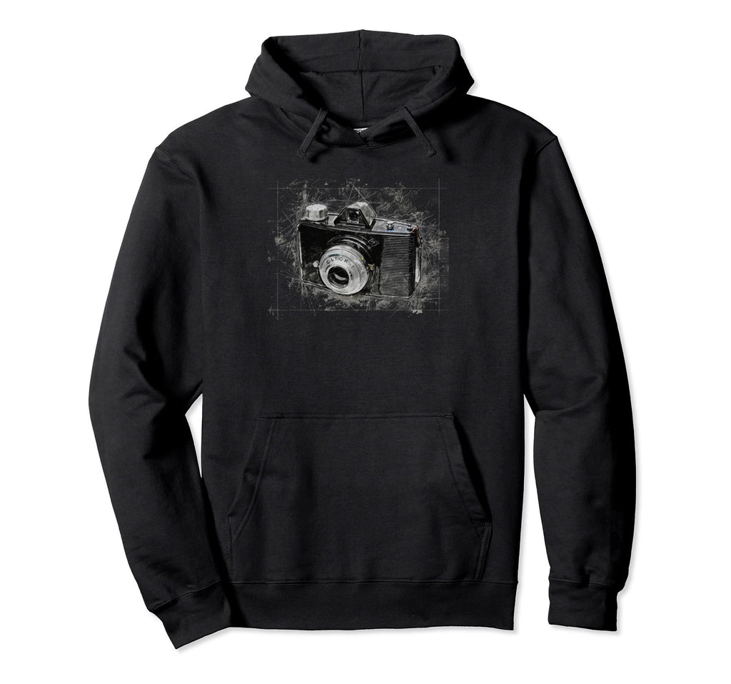 Photography Camera Novelty Hoodie - Custom Art Print for Adults - T-Shirt, Sweatshirt, Hoodie
