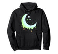 Pastel Moon Goth Vaporwave Hoodie - Casual Everyday Wear Unisex - T-Shirt, Sweatshirt, Hoodie