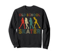Roller Skating Skate 1970S Old Sweatshirt - Custom Art Print Men Women - T-Shirt, Sweatshirt, Hoodie