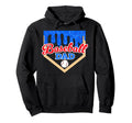 Baseball Dad Ice Cream Drip Home Hoodie - Custom Art Print for Adults - T-Shirt, Sweatshirt, Hoodie