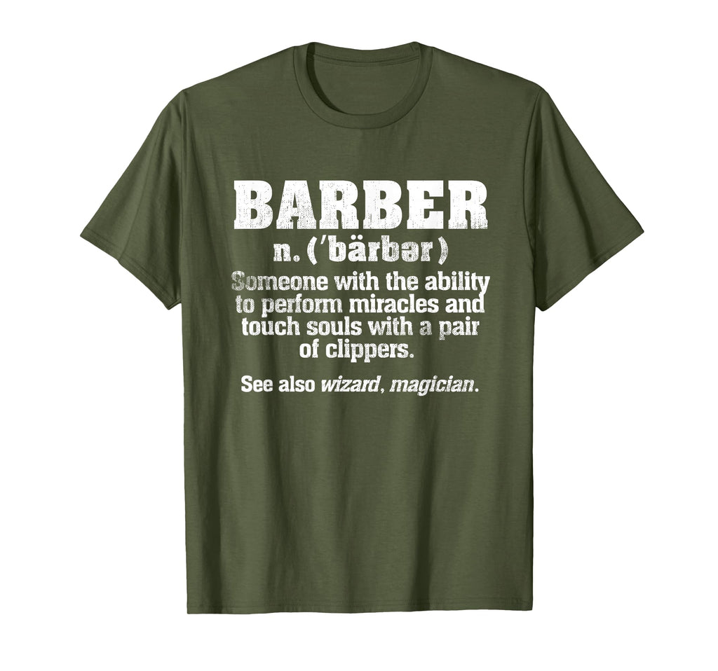 Distressed Best Barber Definition T-Shirt - Aesthetic Graphic for Adults - T-Shirt, Sweatshirt, Hoodie