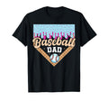 Baseball Dad Ice Cream Drip Fathers T-Shirt - Minimalist Print Men Women - T-Shirt, Sweatshirt, Hoodie