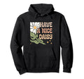 Boho Minimalistic Have Nice Daisy Floral Hoodie - Graphic Print Unisex - T-Shirt, Sweatshirt, Hoodie