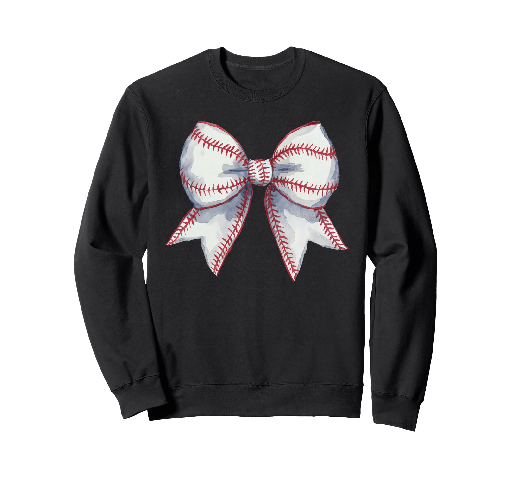 Coquette Baseball Bow Mom Sister Sweatshirt - Minimalist Print Men Women - T-Shirt, Sweatshirt, Hoodie