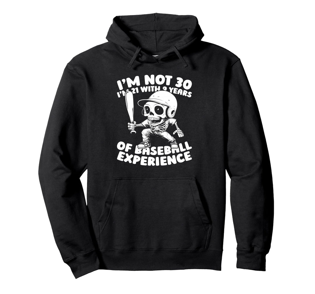 30 Years Old Baseballer Sport Player Hoodie - Custom Art Print Men Women - T-Shirt, Sweatshirt, Hoodie