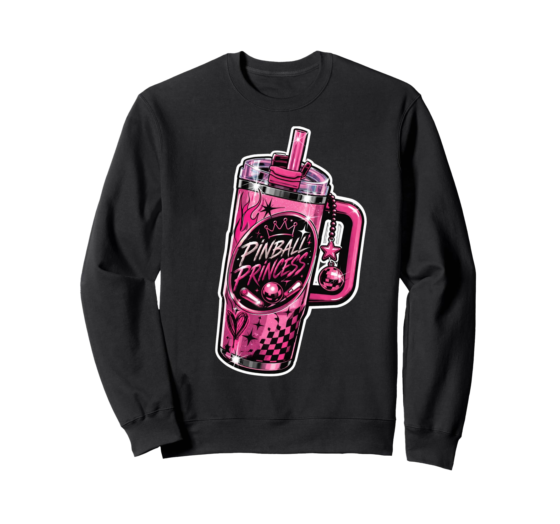 Pinball Princess Machines Funny Sweatshirt - Streetwear Style for Adults - T-Shirt, Sweatshirt, Hoodie