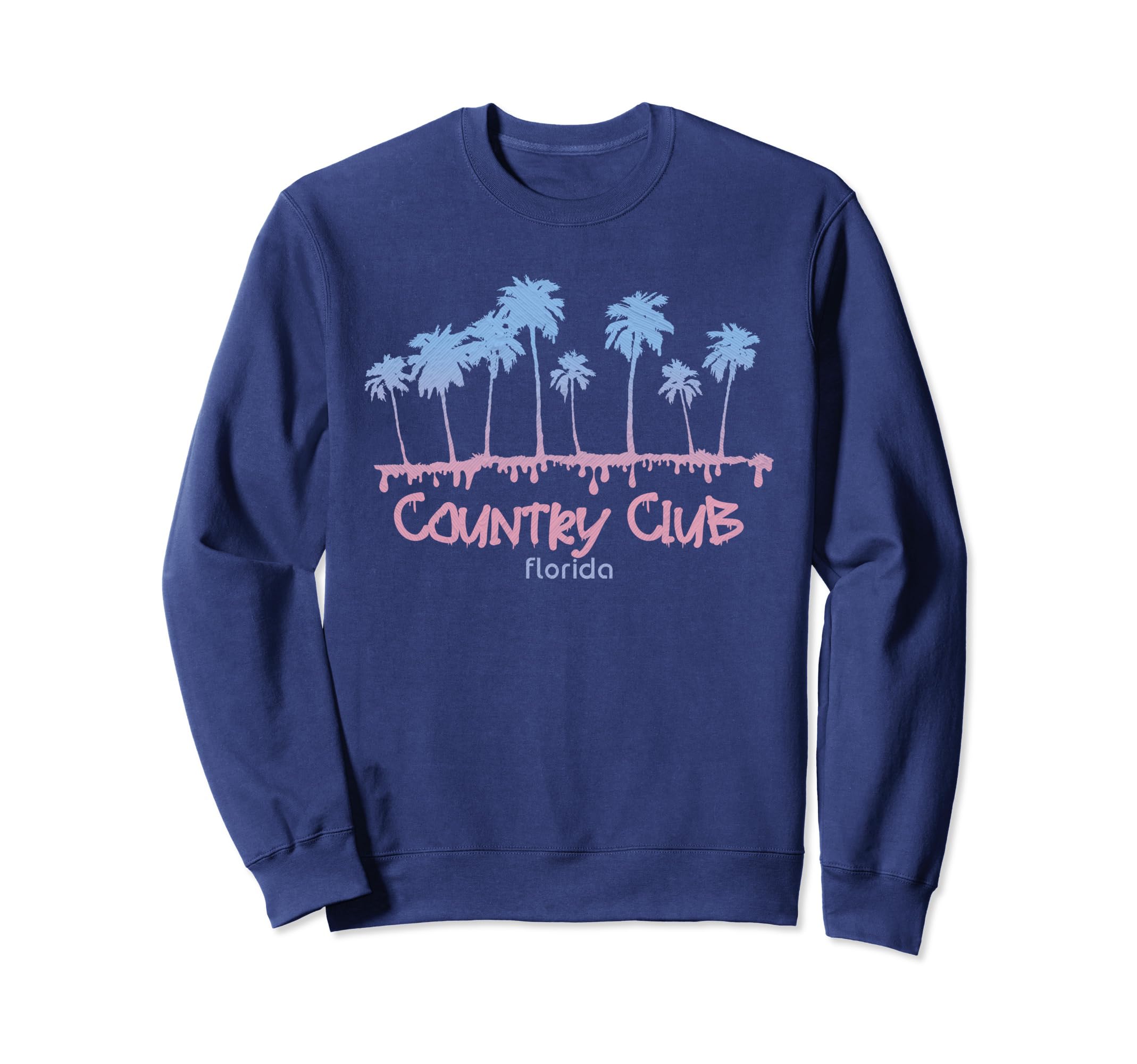 Country Club Florida Beach Surf Vibes Sweatshirt - Graphic Print Unisex - T-Shirt, Sweatshirt, Hoodie