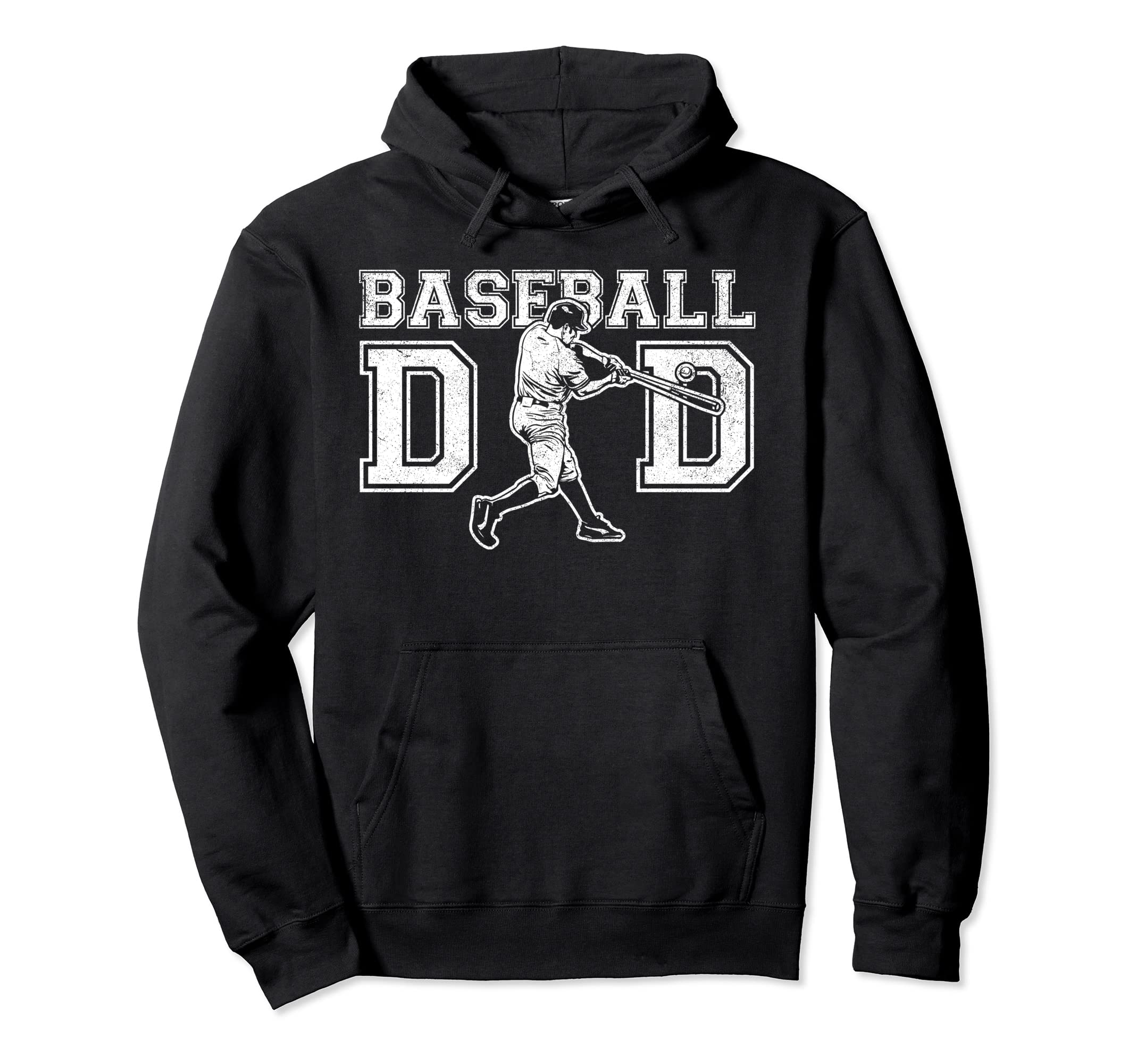 Hitter Baseball Dad Baseball Fathers Day Hoodie - Unique Graphic for Adults - T-Shirt, Sweatshirt, Hoodie