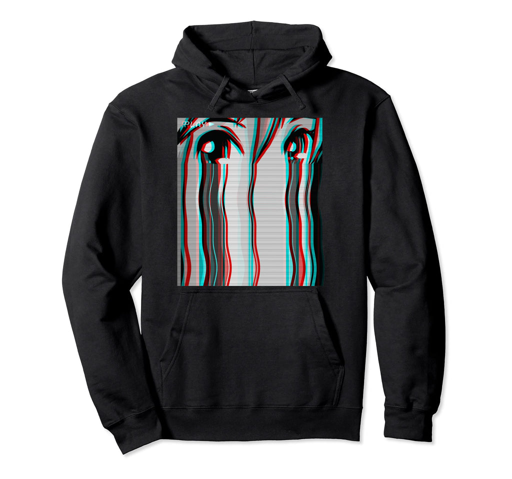 Sad Anime Harajuku Vaporwave Hoodie - Fun Novelty Design Men Women - T-Shirt, Sweatshirt, Hoodie